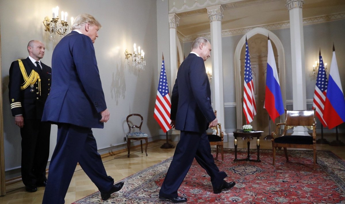 D. Trumpo ir V. Putino susitikimas Helsinkyje
