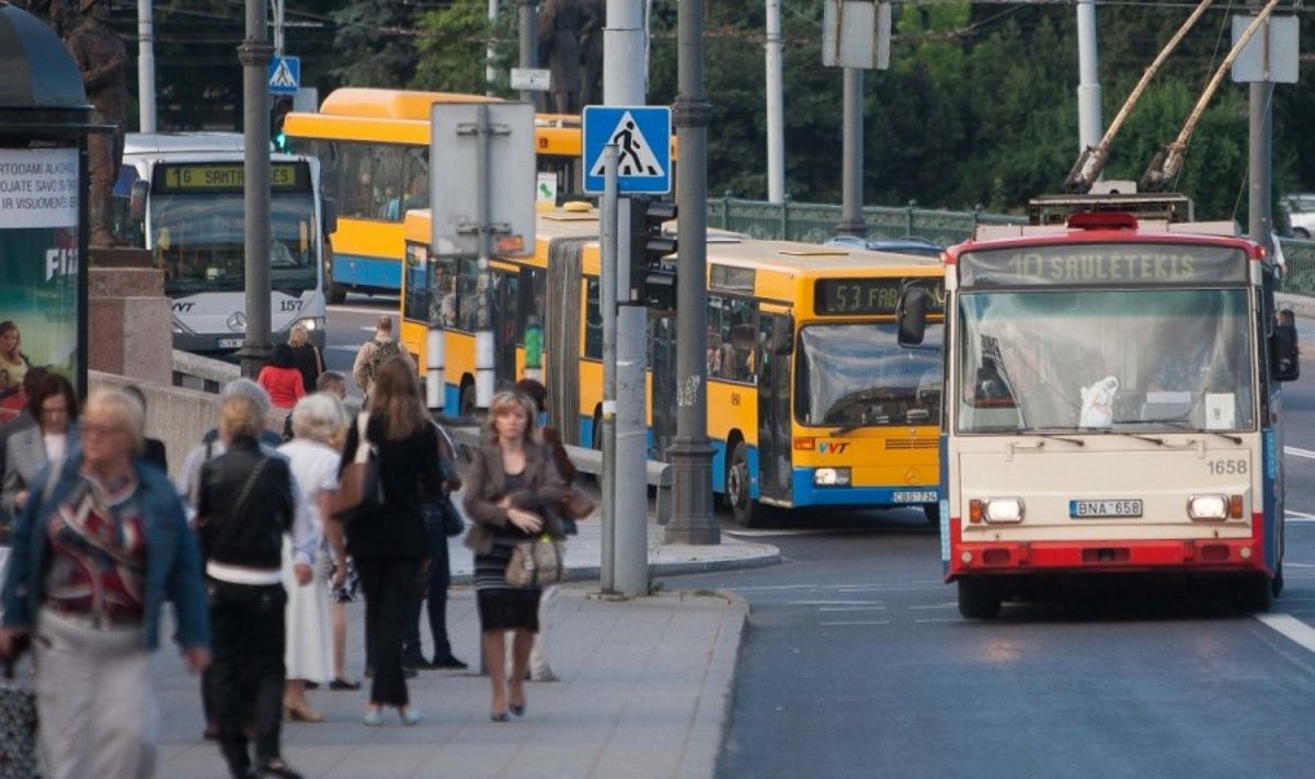 Troleibusai ir autobusai Vilniuje