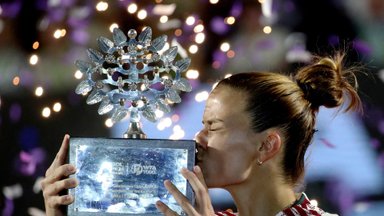 Po 6 pralaimėtų finalų iš eilės Graikijos tenisininkė triumfavo Gvadalacharoje
