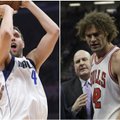 NBA naktis: apkartęs Nowitzkio rekordas ir ant teisėjo įtūžį liejęs Lopezas