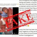 Vėl baugina sergančių kūdikių įrašais, meluodami, esą dėl to kaltos COVID-19 vakcinos