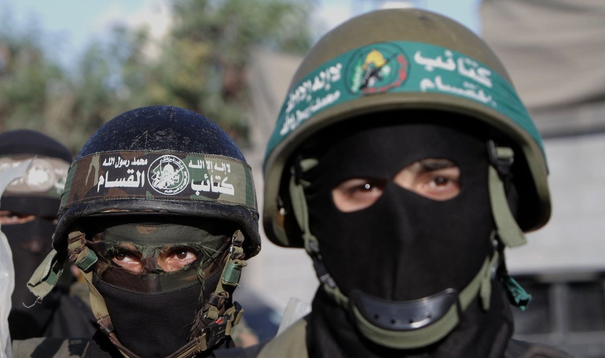 „Hamas“ teroristai