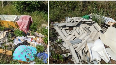 Demaskuotas nelegalus sąvartynas Jonavos rajone: atliekas ten vežė net seniūnas
