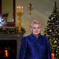 D. Grybauskaitė congratulates Lithuania with the New Year: many challenges await in 2019