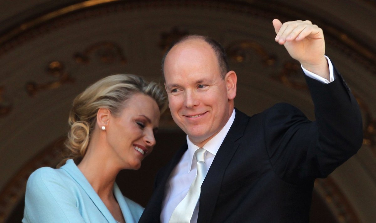 Charlene Wittstock susituokė su princu Albertu II 