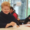 D.Grybauskaitė: neparodyti, už ką balsavau, buvo daug sunkiau nei pasirinkti
