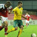 Lietuvos 19-mečių futbolo rinktinė pergalę prieš Suomiją išleido paskutinėmis minutėmis