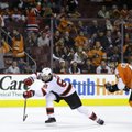 NHL: „Devils“ su D. Zubrumi šventė pergalę Filadelfijoje