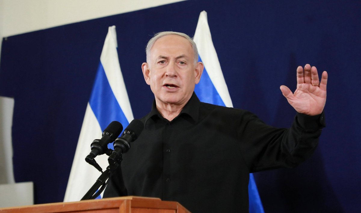Izraelio premjeras Benjaminas Netanyahu