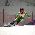 Kalnų slidininkė I. Januškevičiūtė pasaulio taurės etape Italijoje finišo nepasiekė