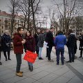 Refugee support rally in Vilnius says racism fuels anti-migrant sentiment in Lithuania