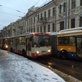 Vilniaus senamiestyje troleibusų eismas ir vėl vyksta sklandžiai