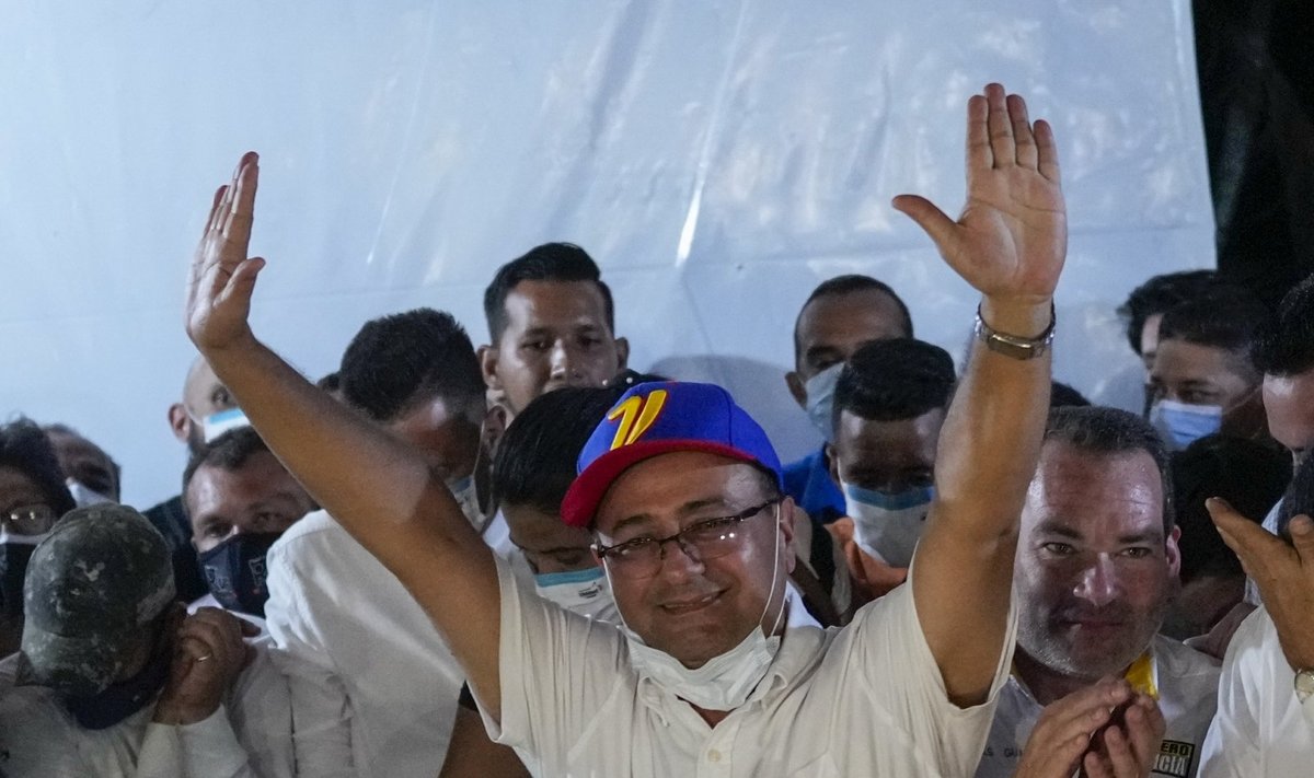 Venesuelos opozicija laimėjo rinkimus velionio prezidento gimtajame regione
