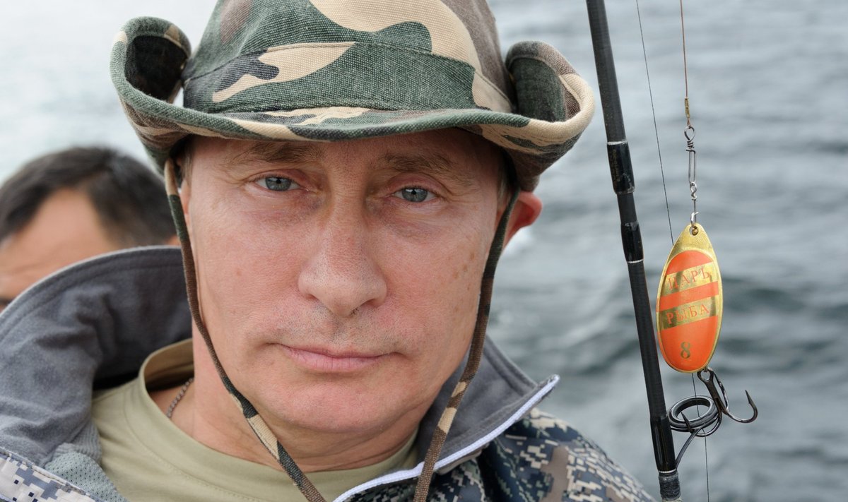 V. Putinas žvejojo Sibire
