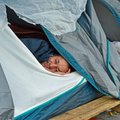 Belgijos policija Briuselyje likvidavo benamių prieglobsčio prašytojų palapinių stovyklą