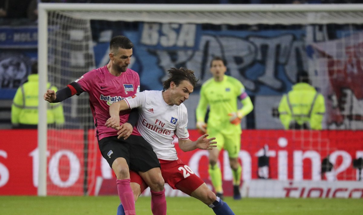 Bundesliga, „Hamburger SV“ ir Berlyno „Hertha“ mačo akimirka