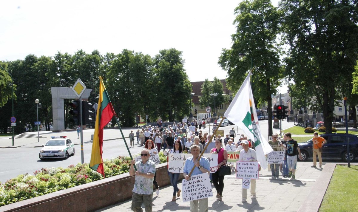 Protestas Klaipėdoje