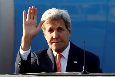 J. Kerry atvyko  į Maskvą