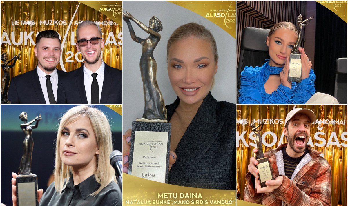 Paaiškėjo lietuviškos muzikos apdovanojimų „Aukso lašas 2021“ laureatai