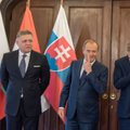 „Pagalvok, Robertai“: tarp Lenkijos ir Slovakijos lyderių – nejauki akimirka