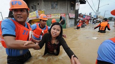 Наводнение парализовало Манилу и привело к жертвам