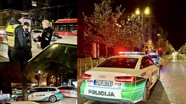 Policijos reidas Vilniuje – keli su „teisėmis“ atsisveikinę vairuotojai ir trijų studenčių brangiai atsiėjusi kelionė į klubą