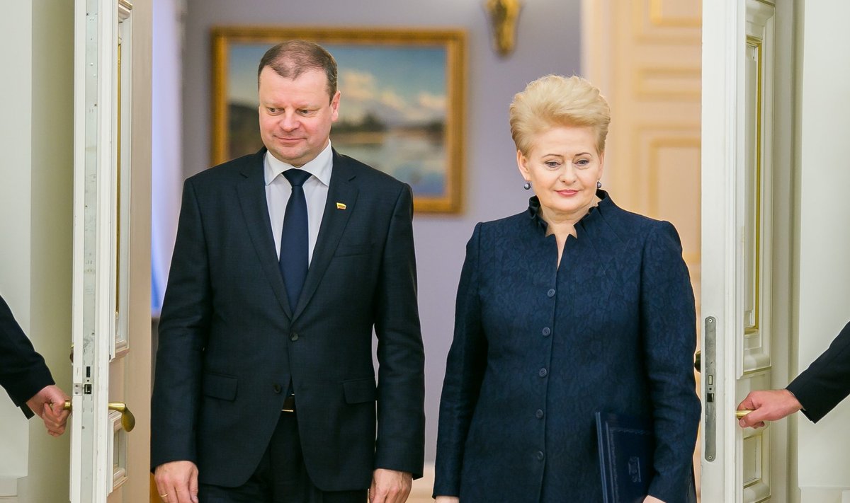 Saulius Skvernelis, Dalia Grybauskaitė