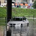 Kur per liūtį Vilniuje reikėtų nevažiuoti, kad automobilio neužlietų vanduo