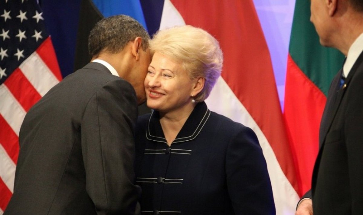 Dalia Grybauskaitė ir Barackas Obama