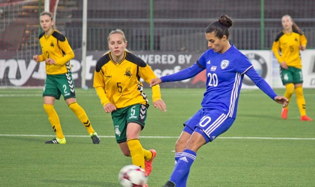 Futbolas: Lietuvos moterų rinktinė – Izraelis
