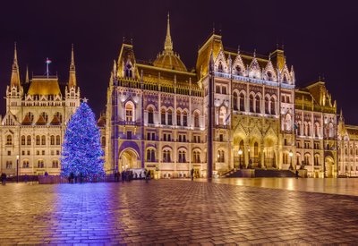 Kalėdų eglė Budapešte