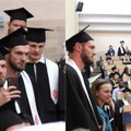Įsimintina diena broliams Lavrinovičiams – atsiėmė magistro diplomus: džiaugiasi mokslus baigę aukščiausiais balais