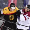 Latvija pasaulio ledo ritulio čempionate apmaudžiai nusileido vokiečiams