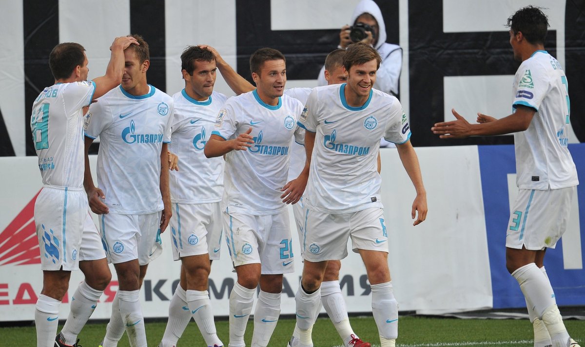 "Zenit" klubo futbolininkai  