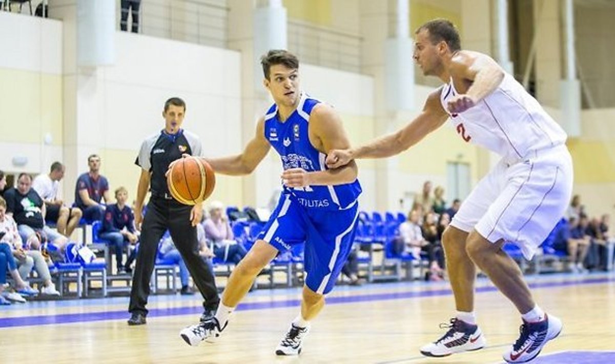 Draugiškos krepšinio rungtynės Rusija - Estija