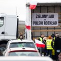 Ūkininkų protesto pasienyje su Lietuva organizatorius: buvo patikrinta 14 tūkst. vilkikų, detales žinosime po savaitės
