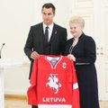 Lietuvos ledo ritulio rinktinei - prezidentės padėka