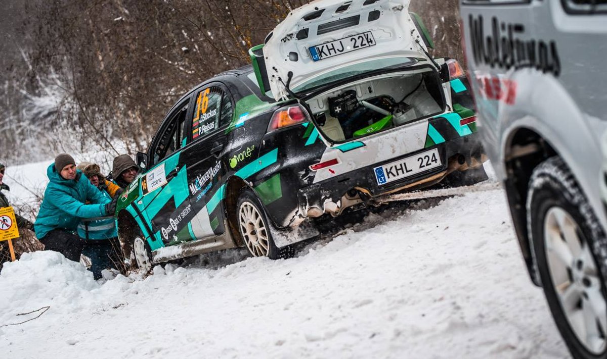 Winter Rally 2019: bandomasis greičio ruožas