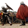 Prahoje atgimė viduramžių kovos: finale - rusų ir ukrainiečių mūšis