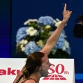 Pasaulio plaukimo čempionate išdalinti pirmi medaliai ir pagerintas pasaulio rekordas