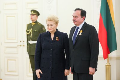 Dalia Grybauskaitė ir Valerijus Ostapenko