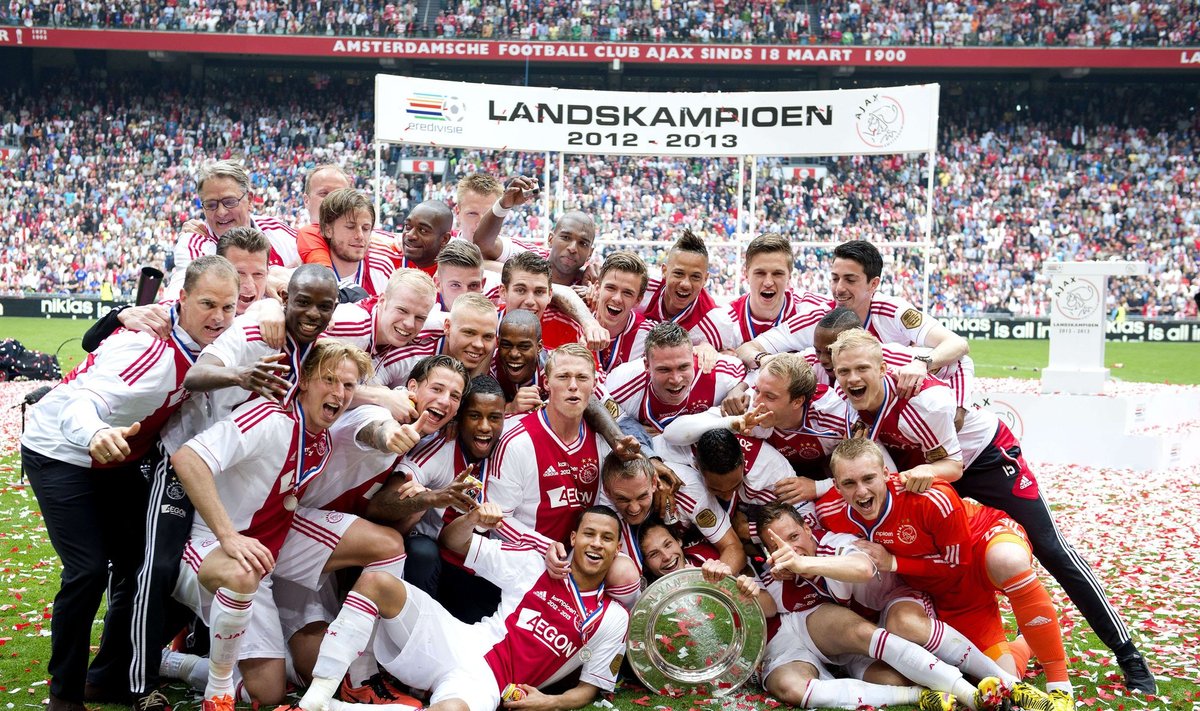 Amsterdamo “Ajax“ futbolininkai - Olandijos čempionai