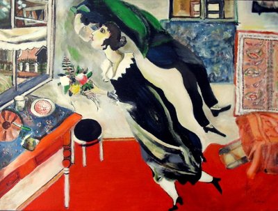 Marc Chagall, Gimimo diena, 1915. Niujorko modernaus meno muziejus. ©Chagall ®SIAE2014. 