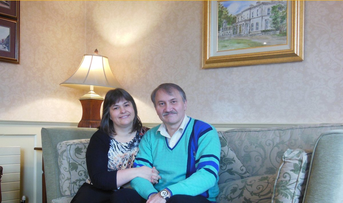 Gintautas Tautkus su žmona