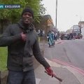Paskelbtas vaizdo įrašas su Londone žmogų nužudžiusiu vyru