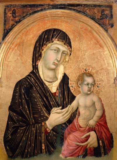 Simone Martini, Madona su kūdikiu, 1300-1310. Inv. Siena, Pinacoteca Nazionale.