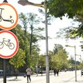 Nuo birželio 1 d., kai kuriose Palangos gatvėse – draudimas važinėti paspirtukais ir dviračiais
