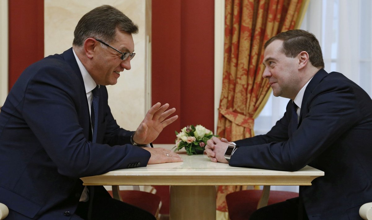 A. Butkevičius ir D. Medvedevas