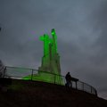 Vilnius goes green for St Patricks Day