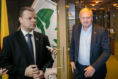 Saulius Skvernelis ir Bronis Ropė